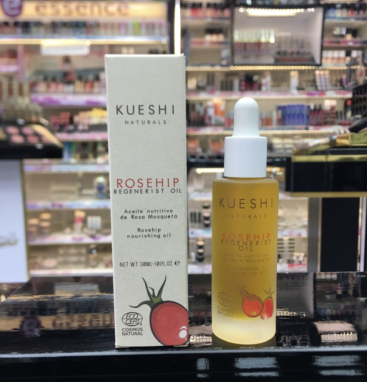 سرم ابرسان رزهیپ کیوشیKUESHI ROSEHIP REGENERIST OILحجم 30میل