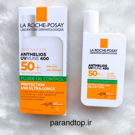 کرم ضدآفتاب لاریش پوزای مدل انتلیوس یووی مون LA ROCHE POSAY ANTHELIOS UVMUNE 400 OIL CONTROL FLUID SPF50 PLUSحجم50میل(اصلی)